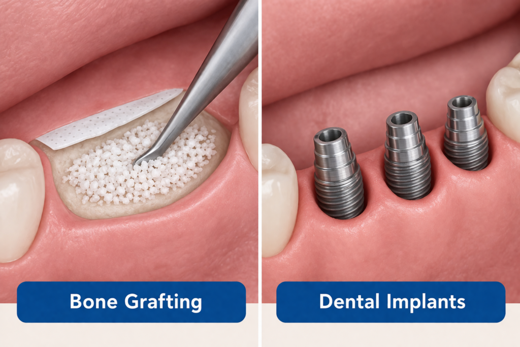 bone grafting and dental implant
